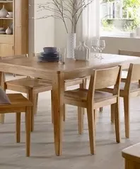 MALMO 1.4M EXTENDING DINING TABLE